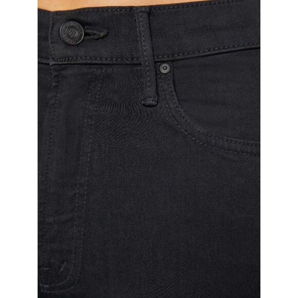 MOTHER The Insider Crop Step Fray Jeans High Rise Bootcut Leg Not Guilty Size 25 - Picture 7 of 9